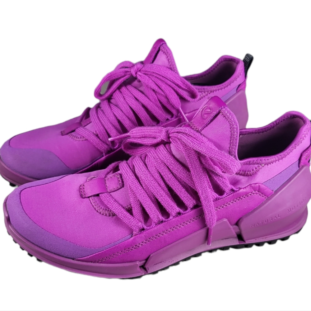 Ecco Women's Purple Biom 2.0 Low Tex Sneakers Size 6 Phlox Neon